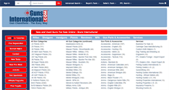 Desktop Screenshot of gunsinternational.com